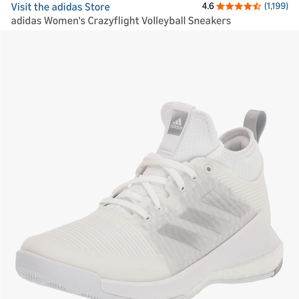 9adidas Women's Crazyflight Mid Volleyball sneakers